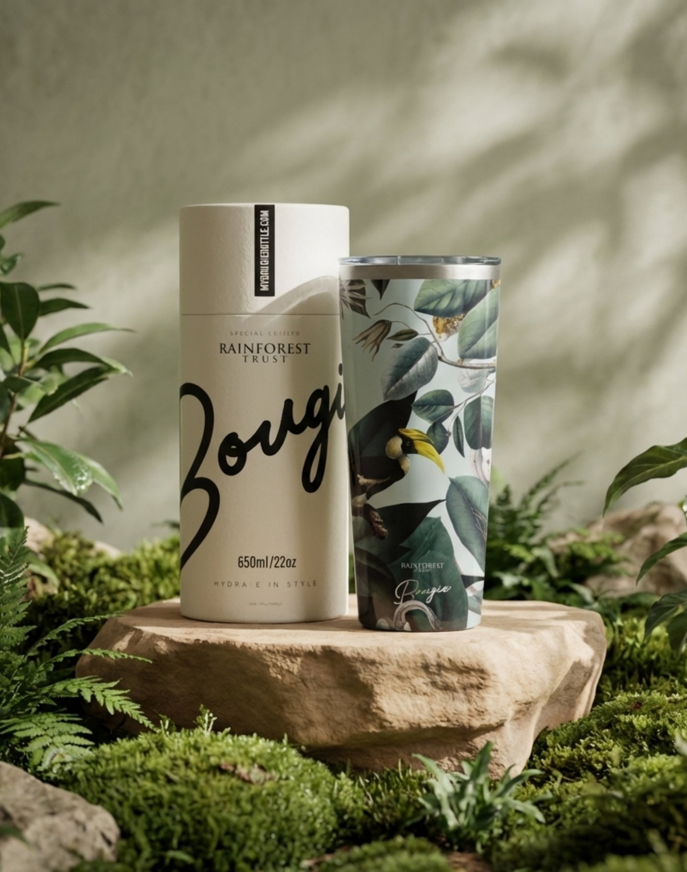 Rainforest Trust 22oz Insulated Tumbler | Botanical Conservation