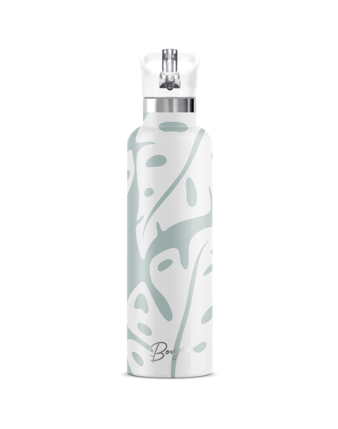Haiku Sage Monstera 25 oz Insulated Bottle | My Bougie Bottle