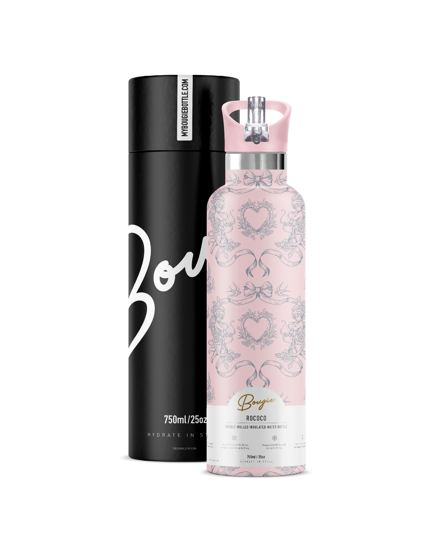 Roccoco | 25 oz Insulated Water Bottle