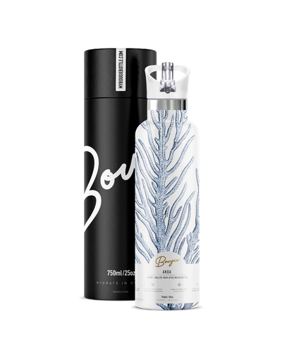 Akoa | Coral 25oz. Insulated Water Bottle - My Bougie Bottle
