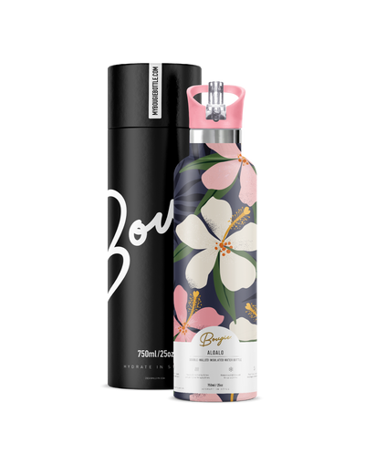 Aloalo | 25oz Insulated Water Bottle - My Bougie Bottle