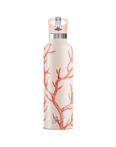 Corallia | Coral 25oz. Insulated Water Bottle - My Bougie Bottle