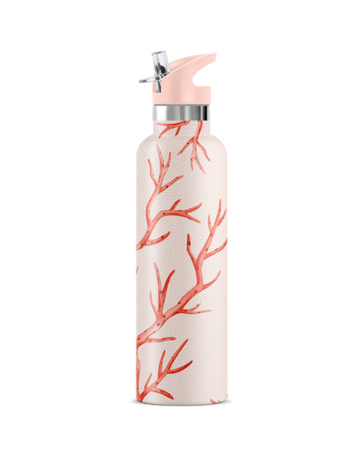 Corallia | Coral 25oz. Insulated Water Bottle - My Bougie Bottle