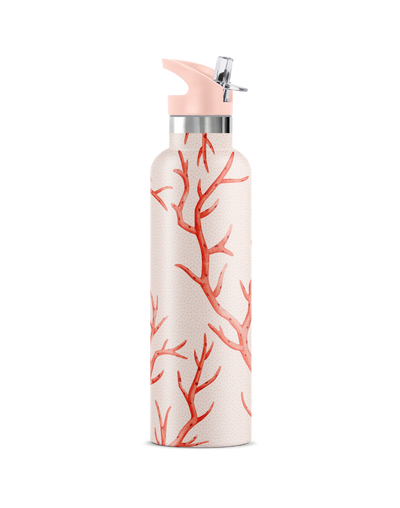 Corallia | Coral 25oz. Insulated Water Bottle - My Bougie Bottle