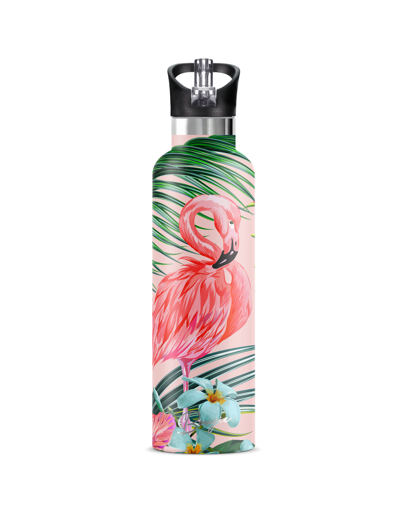 Flamingo | 25oz. Insulated Water Bottle - My Bougie Bottle