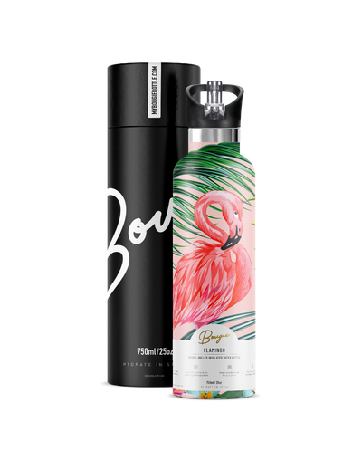 Flamingo | 25oz. Insulated Water Bottle - My Bougie Bottle