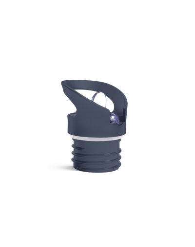 Flip ‘N’ Sip Lid Navy | 2 Straws + 1 Cleaner - My Bougie Bottle
