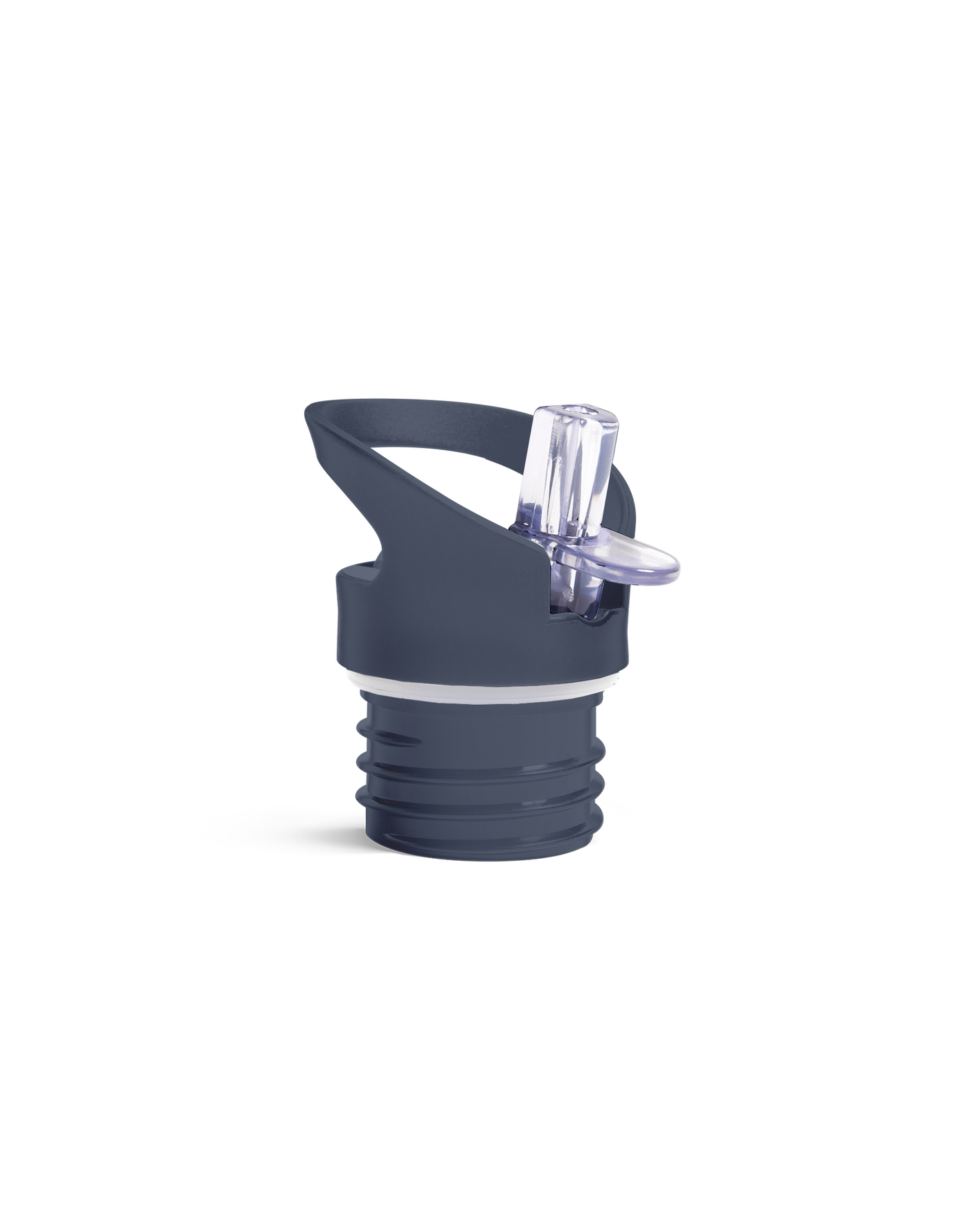 Flip ‘N’ Sip Lid Navy | 2 Straws + 1 Cleaner - My Bougie Bottle