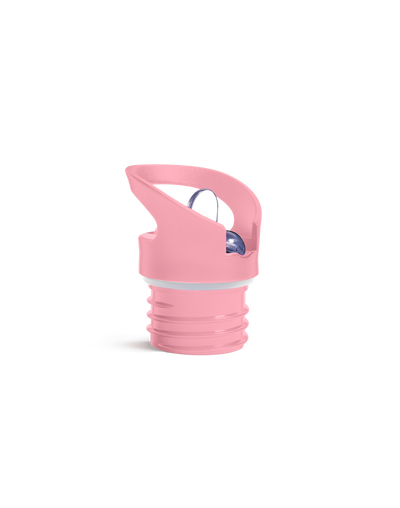 Flip ‘N’ Sip Lid Rose | 2 Straws + 1 Cleaner - My Bougie Bottle