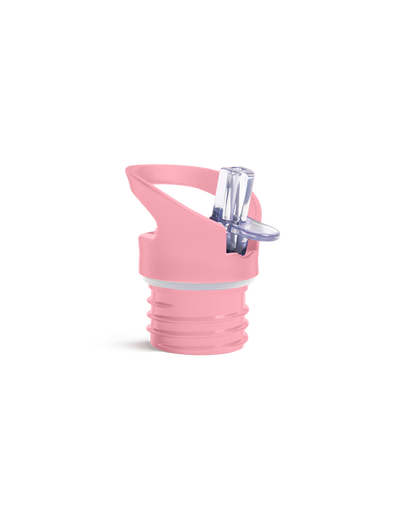 Flip ‘N’ Sip Lid Rose | 2 Straws + 1 Cleaner - My Bougie Bottle