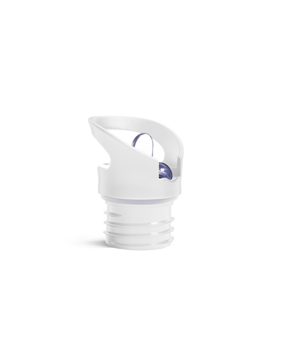 Flip ‘N’ Sip Lid White | 2 Straws + 1 Cleaner - My Bougie Bottle