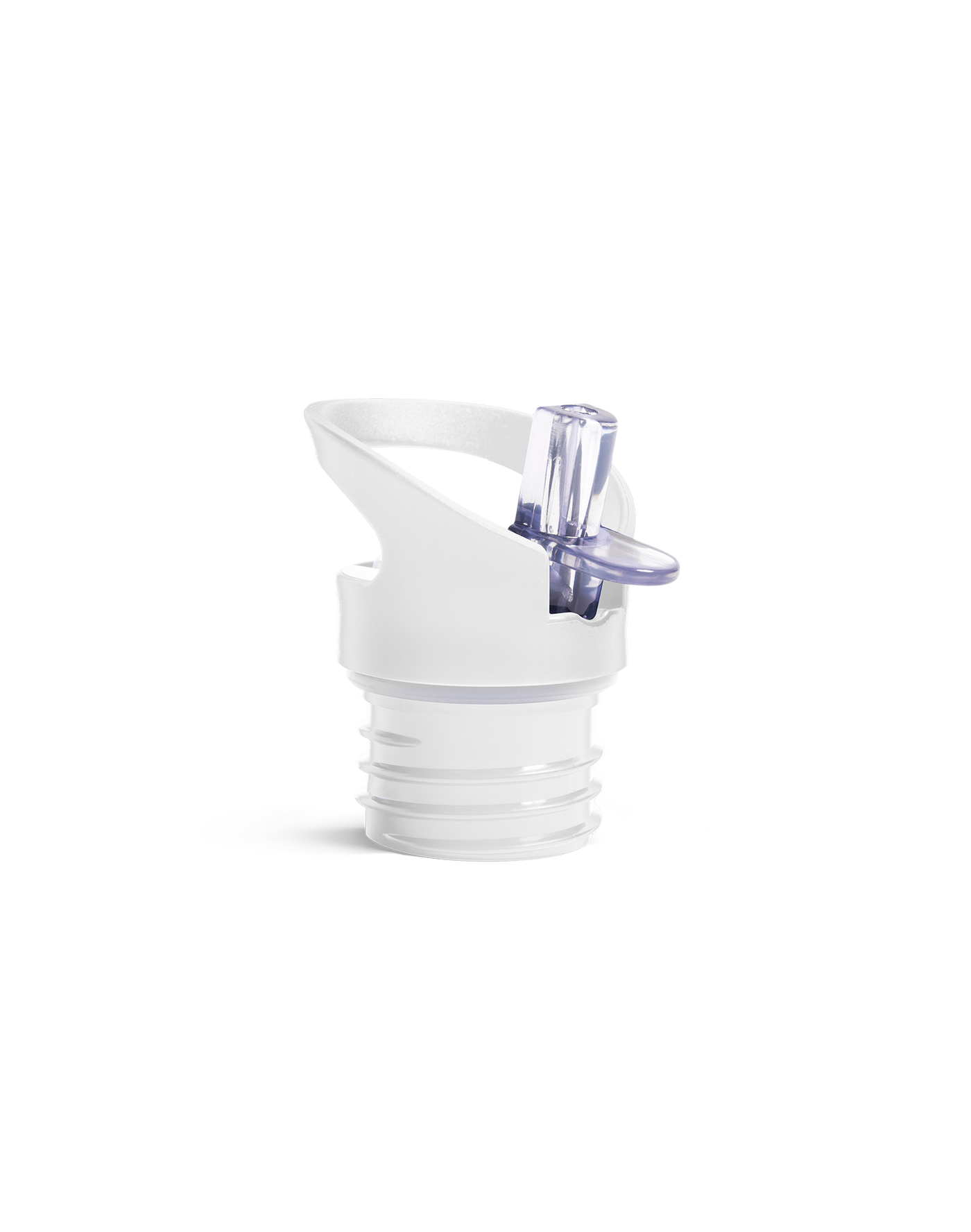 Flip ‘N’ Sip Lid White | 2 Straws + 1 Cleaner - My Bougie Bottle