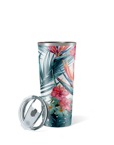 Hibiscus | 22oz. Insulated Tumbler - My Bougie Bottle