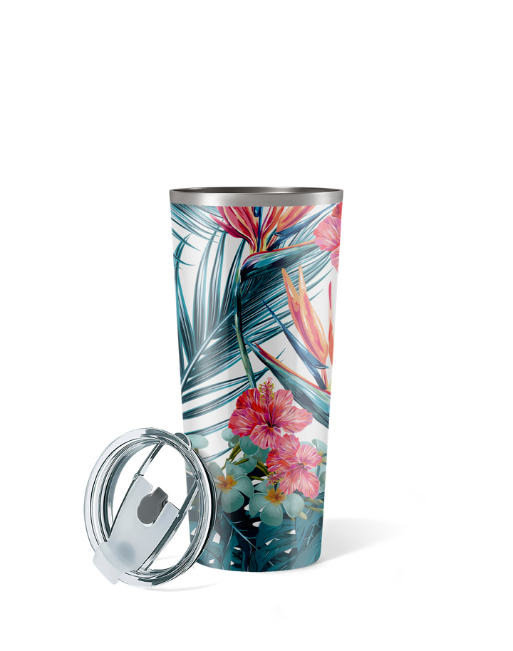 My Bougie Bottle 22oz Insulated Tumbler  Hibiscus Travel Cup