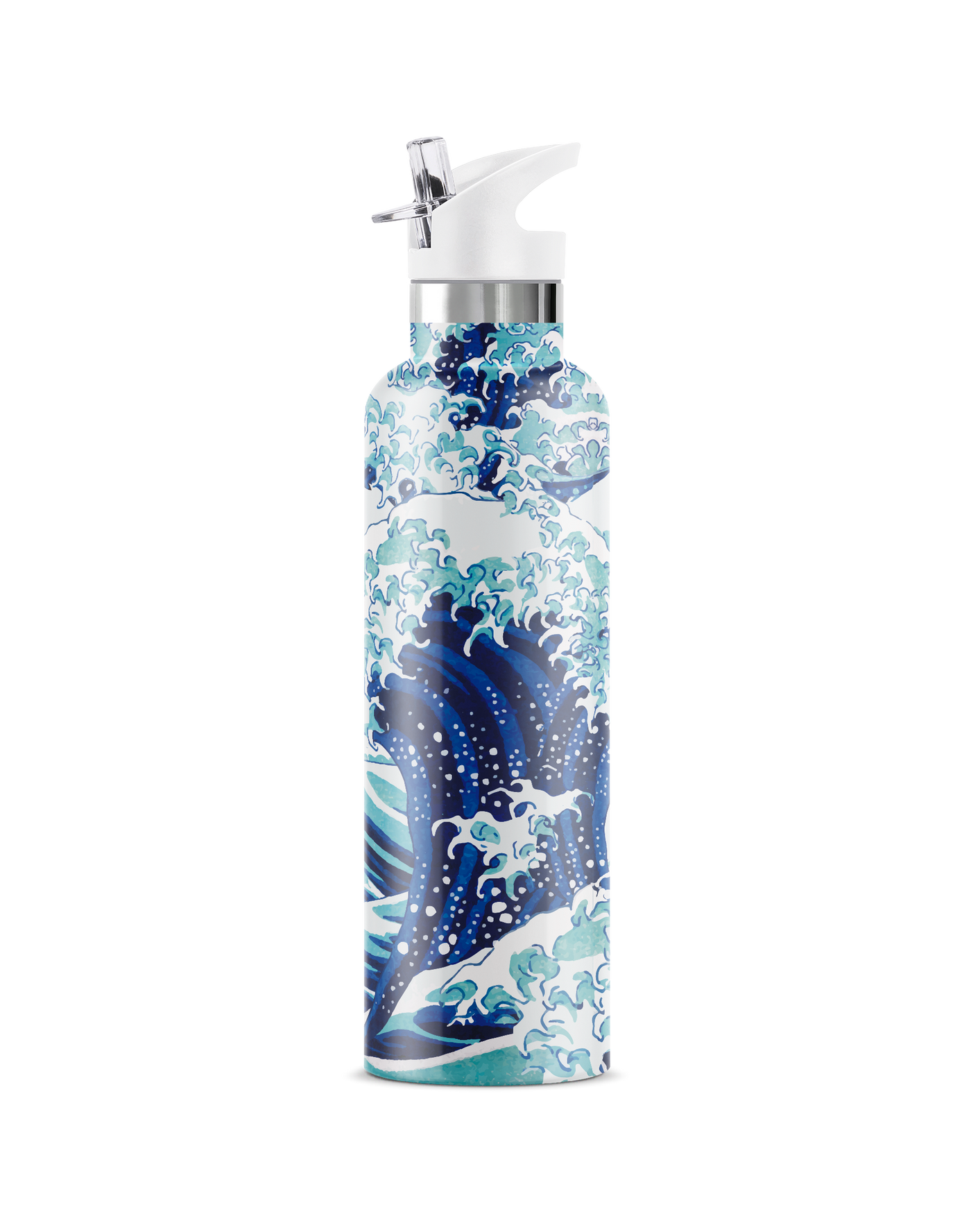 Hokusai | 25oz. Insulated Water Bottle - My Bougie Bottle