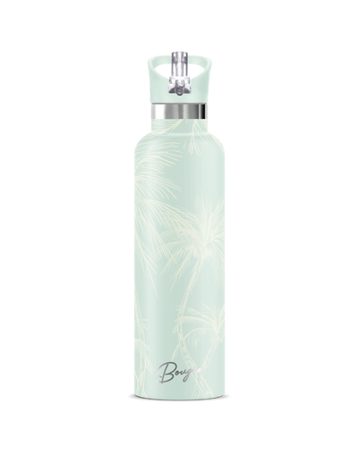 La Palmera Verde | 25 oz Insulated Water Bottle - My Bougie Bottle