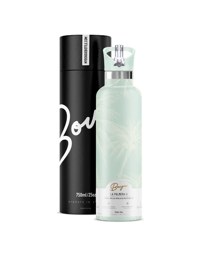 La Palmera Verde | 25 oz Insulated Water Bottle - My Bougie Bottle