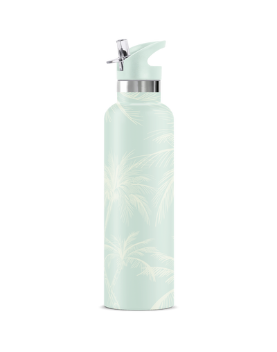 La Palmera Verde | 25 oz Insulated Water Bottle - My Bougie Bottle