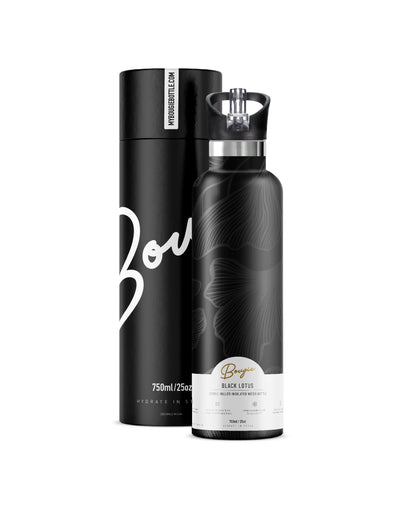Black Lotus | 25oz. Insulated Water Bottle