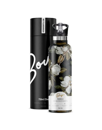 Magnolia | 25oz. Insulated Water Bottle - My Bougie Bottle