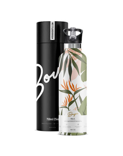 Malie | 25oz. Insulated Water Bottle - My Bougie Bottle