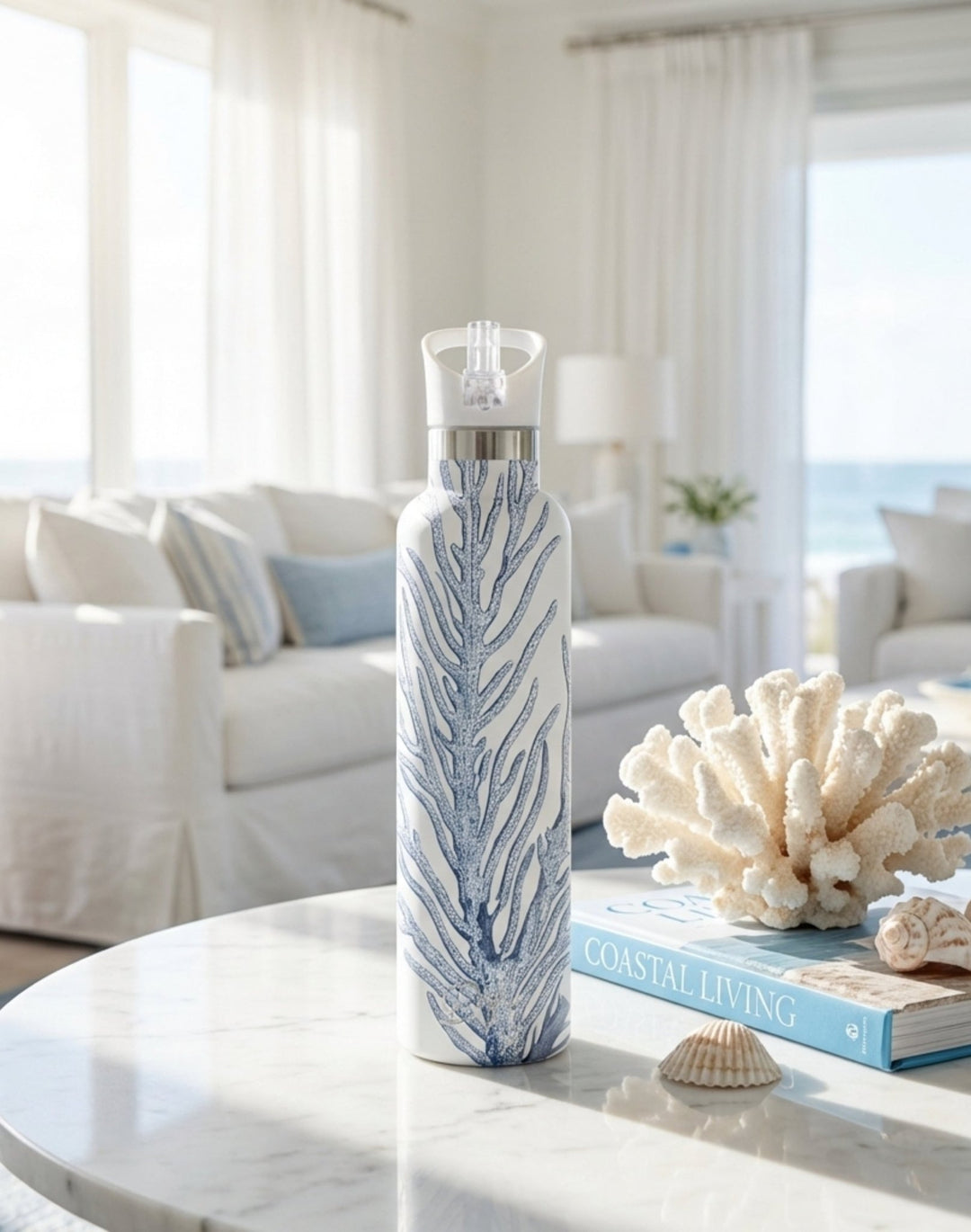My Bougie Bottle 25oz Insulated Water Bottle – Akoa Coral