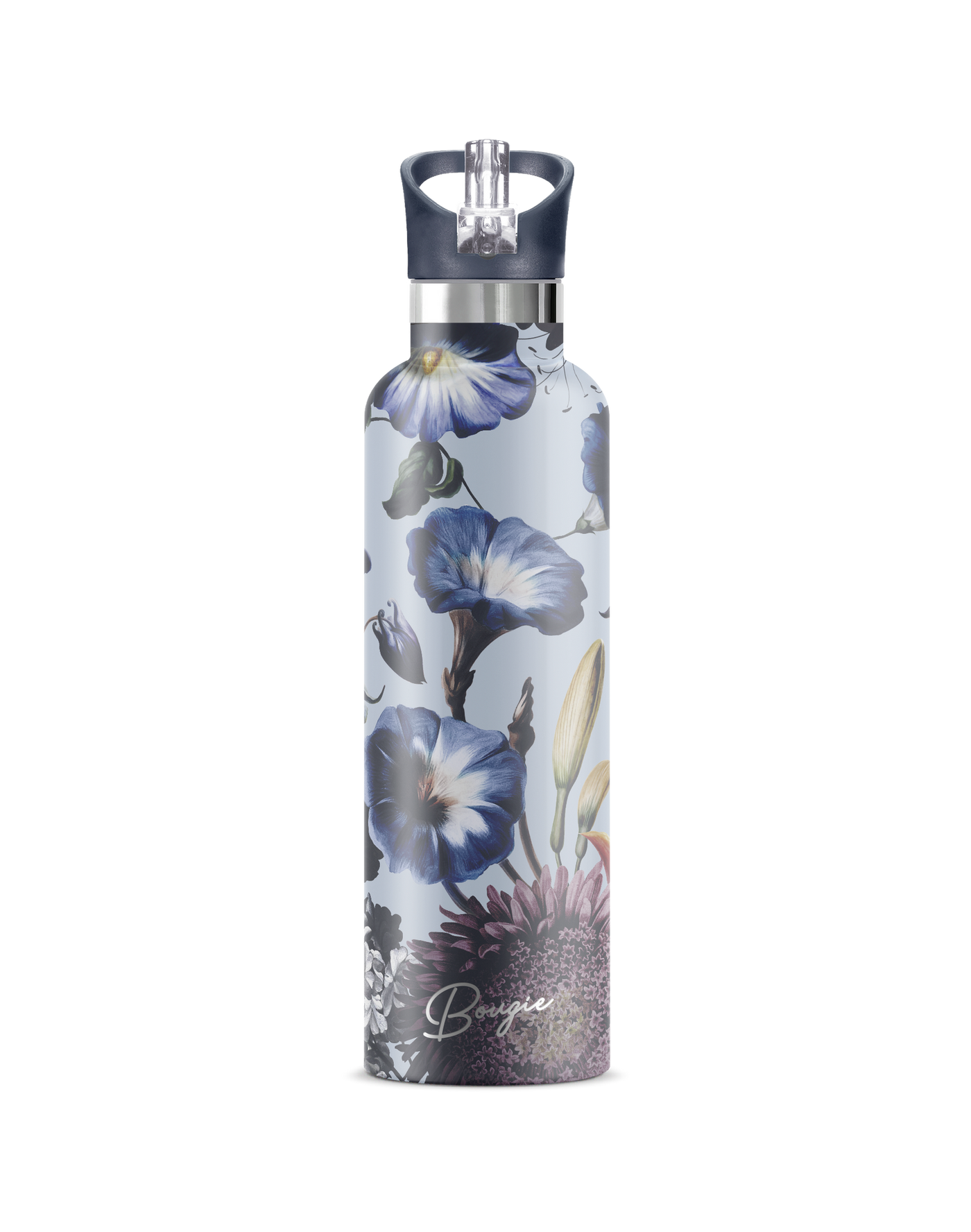 Nordic Fleur | 25oz. Insulated Water Bottle - My Bougie Bottle