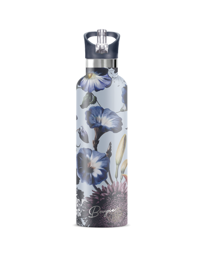 Nordic Fleur | 25oz. Insulated Water Bottle - My Bougie Bottle