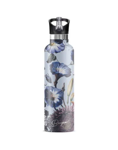 Nordic Fleur | 25oz. Insulated Water Bottle - My Bougie Bottle