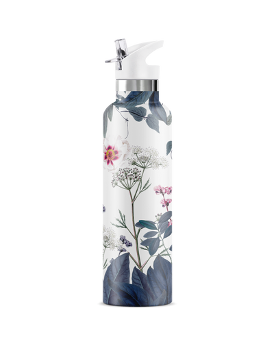 Peony | 25oz. Insulated Water Bottle - My Bougie Bottle