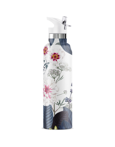 Peony | 25oz. Insulated Water Bottle - My Bougie Bottle