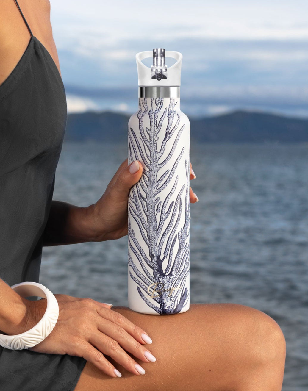 My Bougie Bottle 25oz Insulated Water Bottle – Akoa Coral