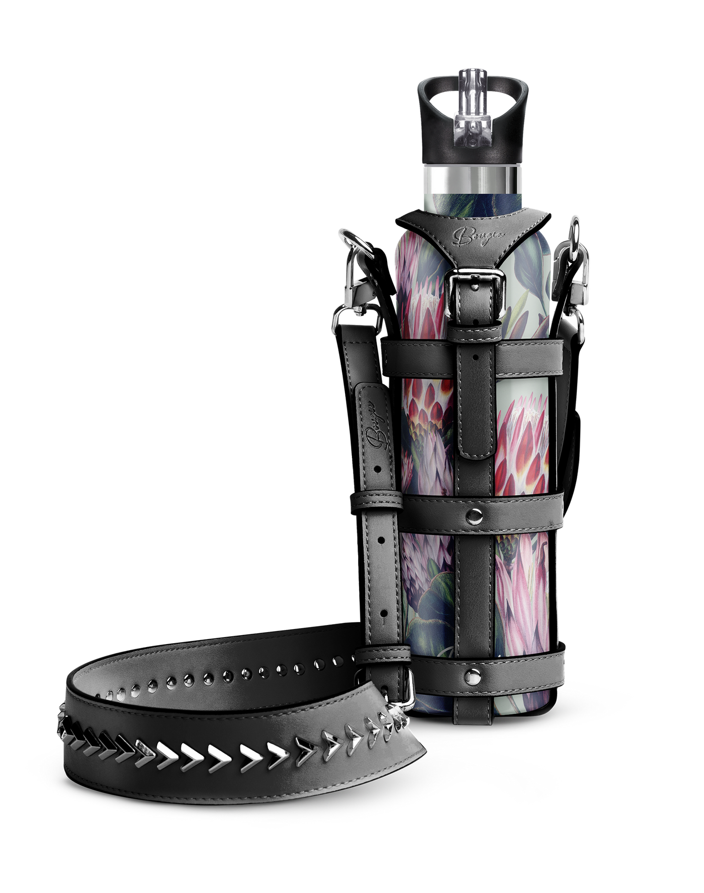 Sling Bottle Carrier | 38" Adjustable Strap - My Bougie Bottle